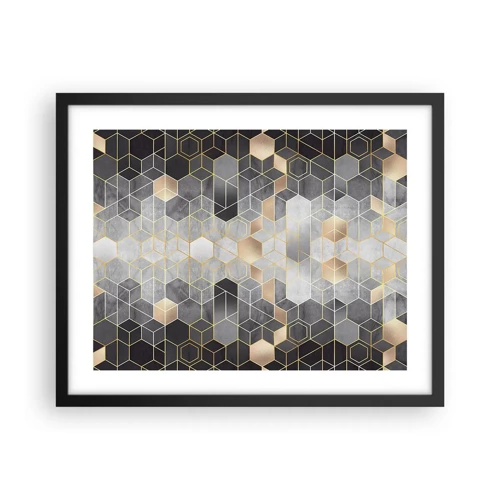 Poster in black frame - Diamond Composition - 50x40 cm