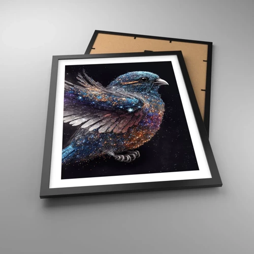 Poster in black frame - Diamond Sparrow - 40x50 cm