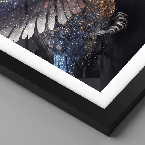 Poster in black frame - Diamond Sparrow - 40x50 cm