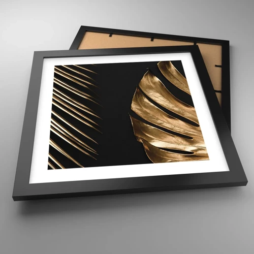 Poster in black frame - Different but Equally Exepnsive - 30x30 cm