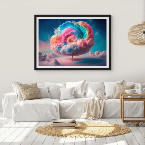 Poster in black frame - Dream of a Funfair - 70x50 cm