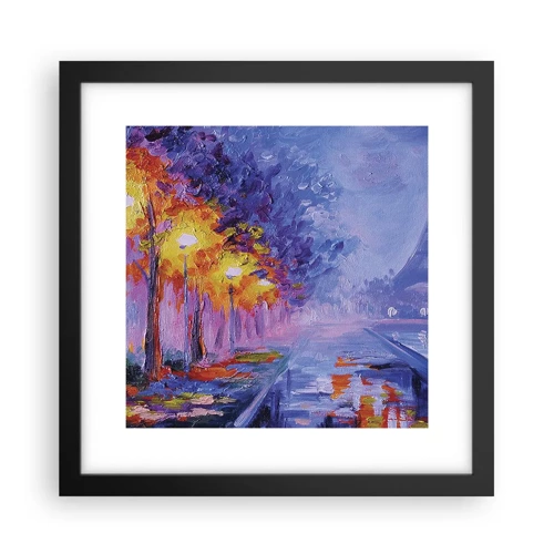 Poster in black frame - Dreamed Walk - 30x30 cm