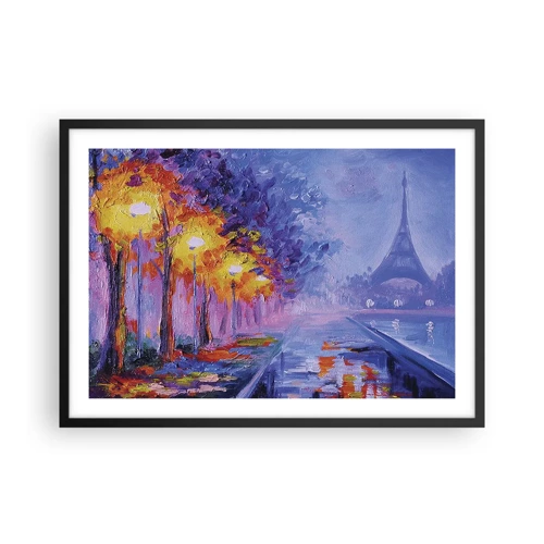 Poster in black frame - Dreamed Walk - 70x50 cm