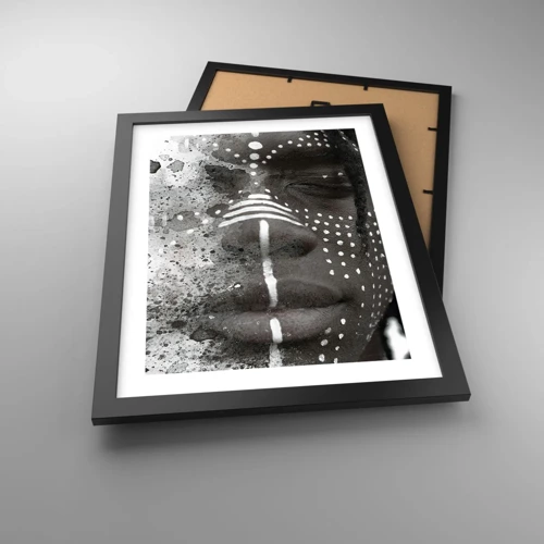 Poster in black frame - Dsicover Primordial Spirit - 30x40 cm