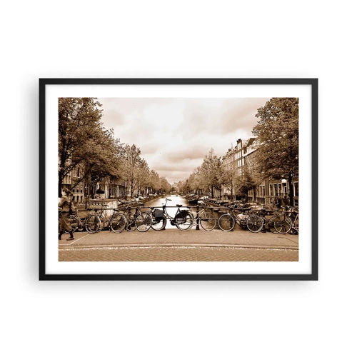 Poster in black frame - Dutch Atmosphere - 70x50 cm