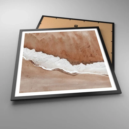 Poster in black frame - Earth Colours - 60x60 cm