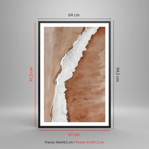 Poster in black frame - Earth Colours - 61x91 cm