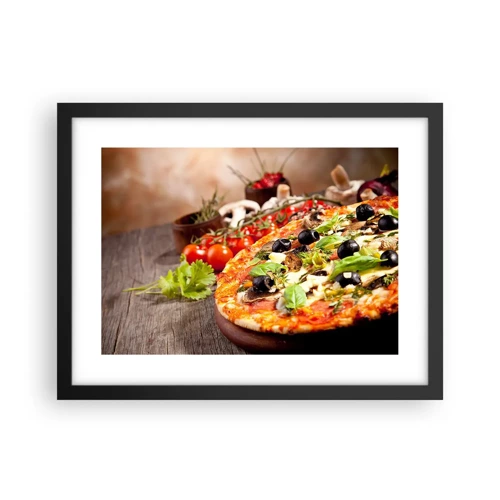 Poster in black frame - Earthly Ingredients - 40x30 cm