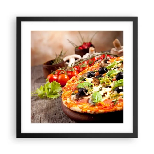 Poster in black frame - Earthly Ingredients - 40x40 cm