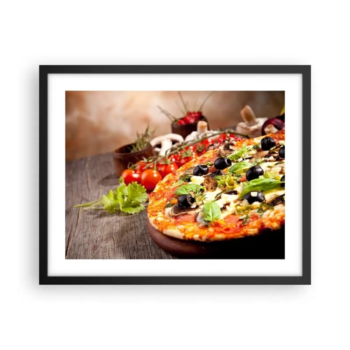 Poster in black frame - Earthly Ingredients - 50x40 cm