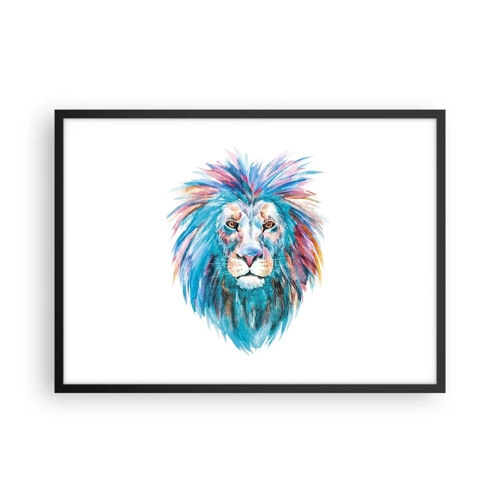 Poster in black frame - Electrifying Aura - 70x50 cm