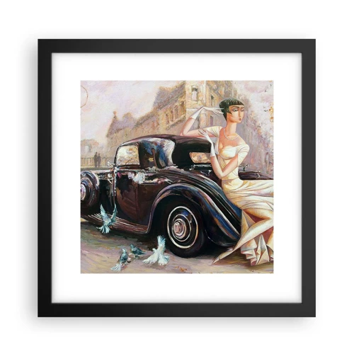 Poster in black frame - Elegance - Retro Style - 30x30 cm