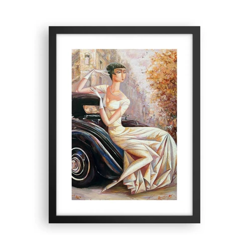 Poster in black frame - Elegance - Retro Style - 30x40 cm