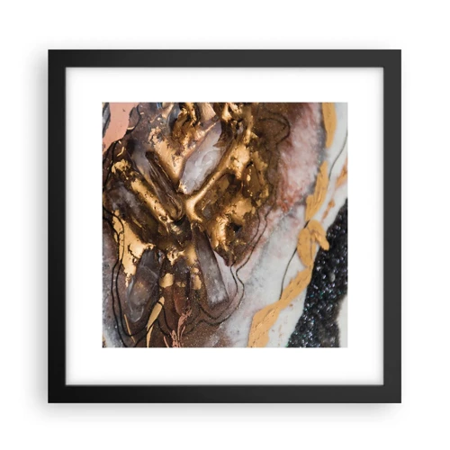 Poster in black frame - Element of the Earth - 30x30 cm