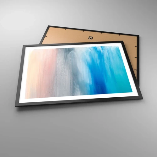 Poster in black frame - Elements: Air - 70x50 cm