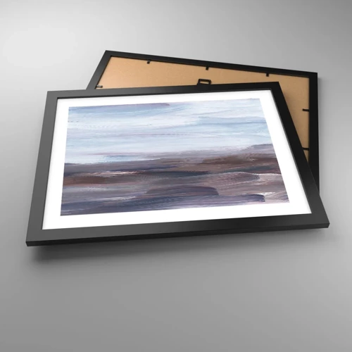 Poster in black frame - Elements: Water - 40x30 cm
