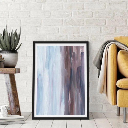 Poster in black frame - Elements: Water - 40x50 cm