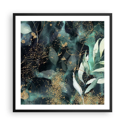 Poster in black frame - Enchanted Garden - 60x60 cm