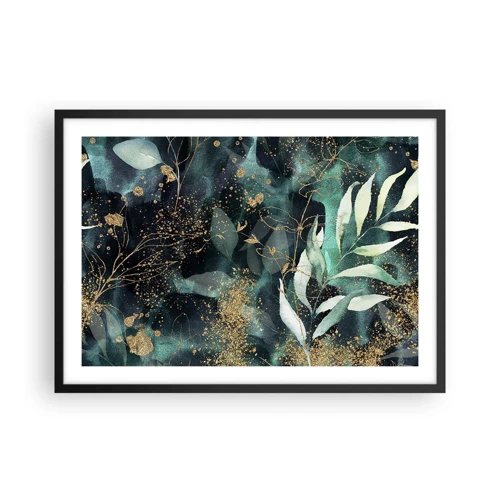 Poster in black frame - Enchanted Garden - 70x50 cm