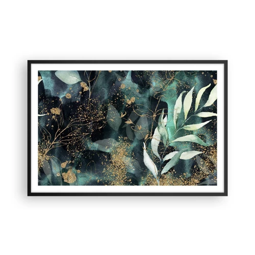 Poster in black frame - Enchanted Garden - 91x61 cm