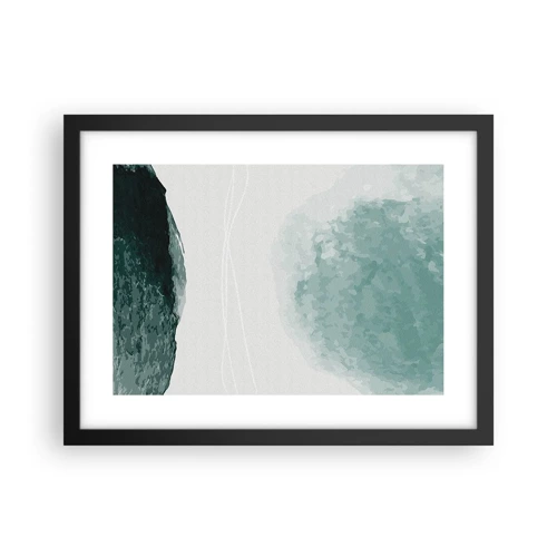 Poster in black frame - Encounter With Fog - 40x30 cm