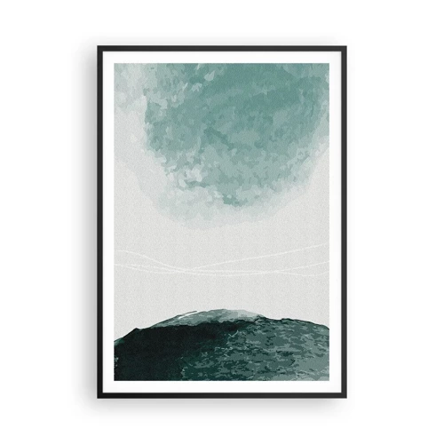 Poster in black frame - Encounter With Fog - 70x100 cm