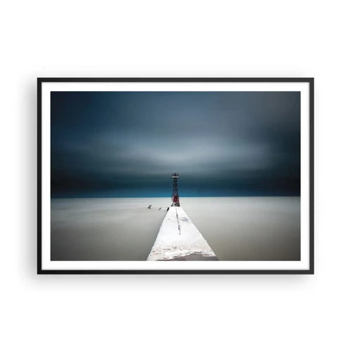 Poster in black frame - Encounter with Infinity - 100x70 cm