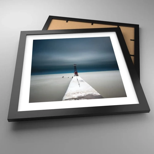 Poster in black frame - Encounter with Infinity - 30x30 cm