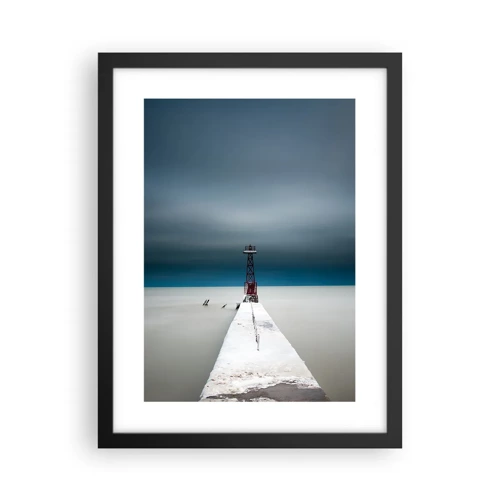 Poster in black frame - Encounter with Infinity - 30x40 cm