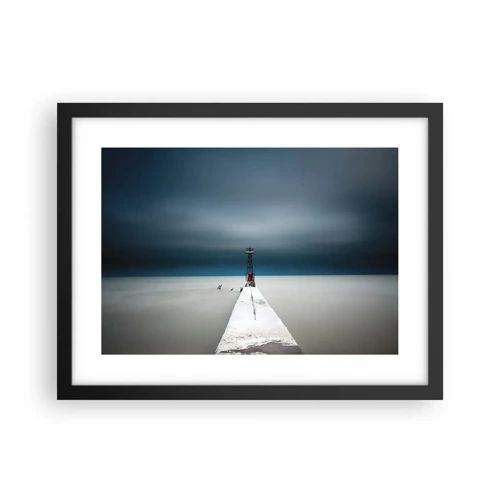 Poster in black frame - Encounter with Infinity - 40x30 cm