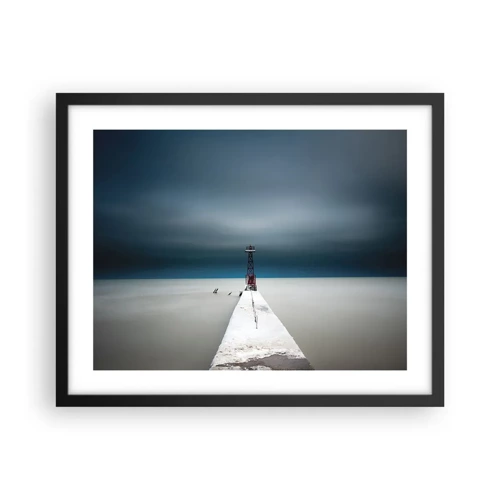 Poster in black frame - Encounter with Infinity - 50x40 cm