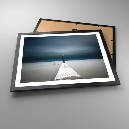 Poster in black frame - Encounter with Infinity - 50x40 cm