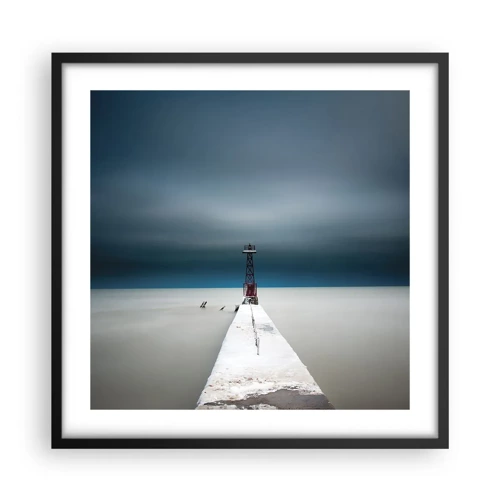 Poster in black frame - Encounter with Infinity - 50x50 cm