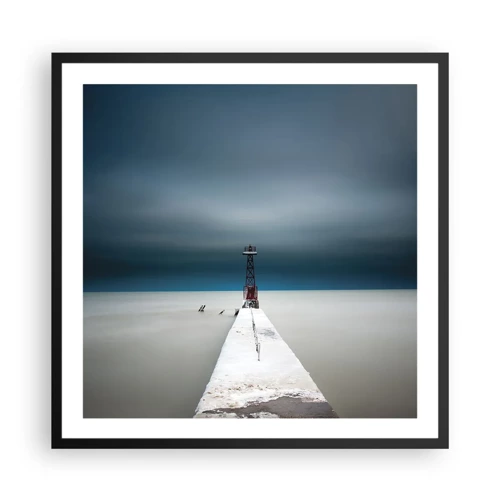 Poster in black frame - Encounter with Infinity - 60x60 cm