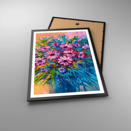 Poster in black frame - Energy of Life - 50x70 cm