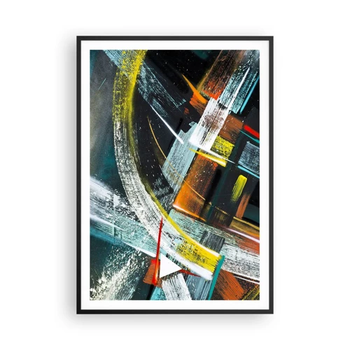 Poster in black frame - Energy of Movement - 70x100 cm