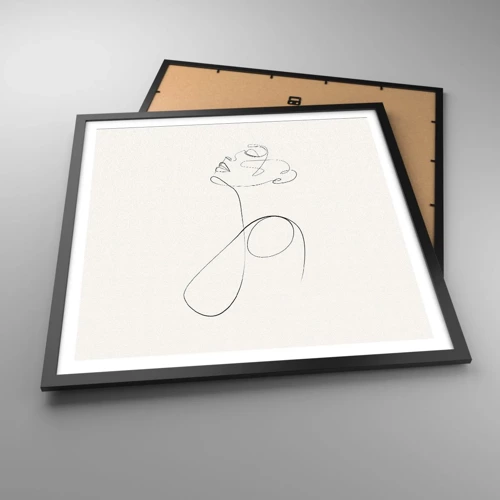 Poster in black frame - Entangled in Dreams - 60x60 cm