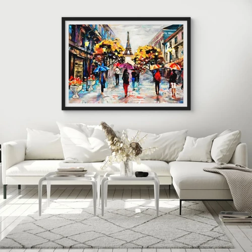 Poster in black frame - Especially Beautiful in Autumn - 100x70 cm