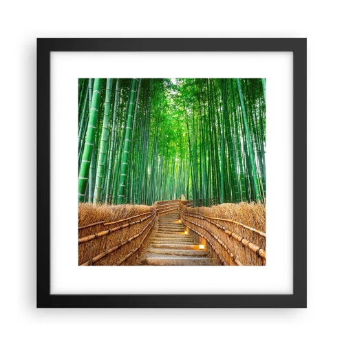 Poster in black frame - Essence of Asian Nature - 30x30 cm