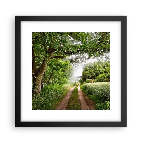 Poster in black frame - Et in Arcadia Ego - 30x30 cm