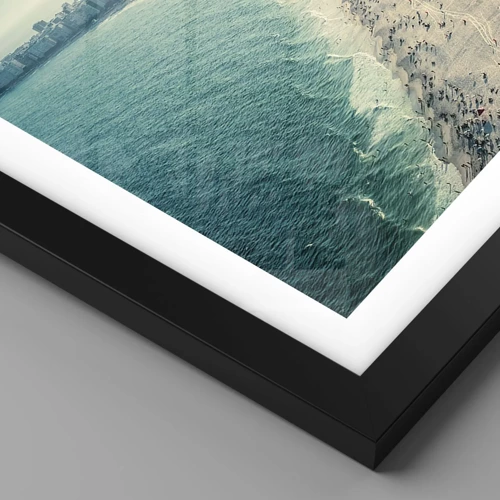 Poster in black frame - Eternal Holiday in Rio - 40x30 cm