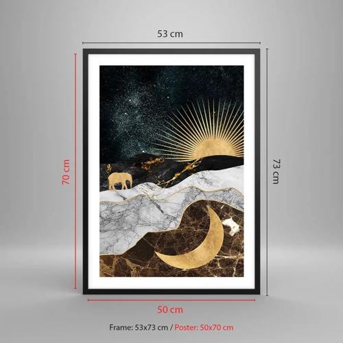 Poster in black frame - Eternal Laws - 50x70 cm