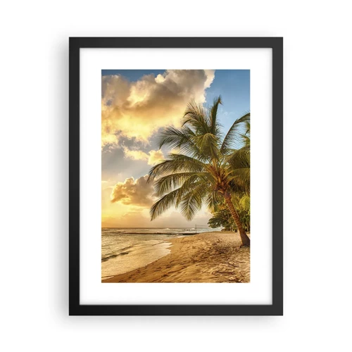 Poster in black frame - Eternal Summer, Always Holidays - 30x40 cm