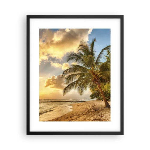 Poster in black frame - Eternal Summer, Always Holidays - 40x50 cm