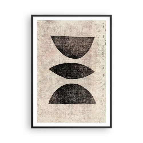 Poster in black frame - Ethnic Abstraction - 70x100 cm