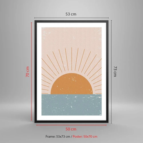 Poster in black frame - Everyday Miracle - 50x70 cm