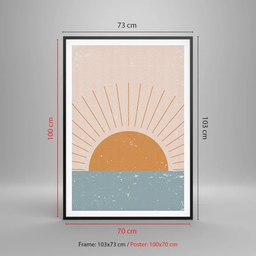 Poster in black frame - Everyday Miracle - 70x100 cm