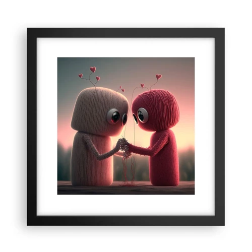 Poster in black frame - Everyone Is Allowed to Love - 30x30 cm