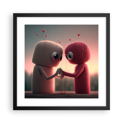 Poster in black frame - Everyone Is Allowed to Love - 40x40 cm