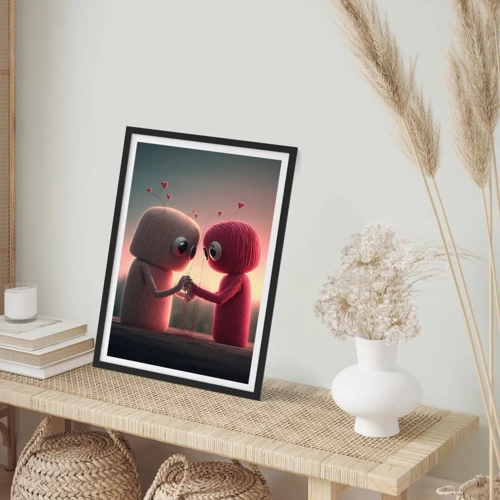 Poster in black frame - Everyone Is Allowed to Love - 40x50 cm